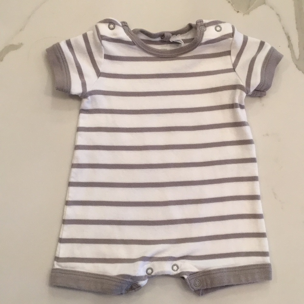 Petit Bateau Striped Romper